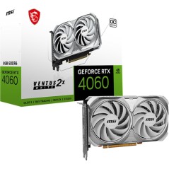 MSI GeForce RTX 4060 VENTUS 2X WHITE 8G OC - Ultimate Gaming Performance with 8GB Graphics Power!